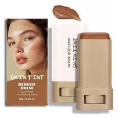 BeautyBalmSerumBoostedTint, Bastão de Base, Hidratante com Cor, Bastão Corretivo para Maquiagem de Base, Base de Cobertu
