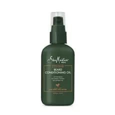 Óleo para Cuidado da Barba SheaMoisture para Dar Volume à Barba, Contém Óleo de Açaí e Manteiga de Karité, com Efeito Hi