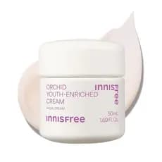 innisfree Orquídea Enriquecedora da Juventude | Hidratante Facial Firmador Coreano com Ácido Hialurônico e Niacinamida p