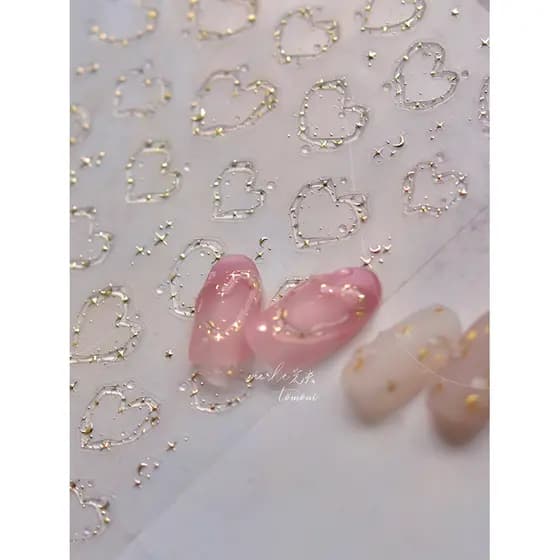 decoração de unha decoração de unha adesivo Adesivos de geléia de amor Adesivos de unhas Adesivos de unhas de artigos de