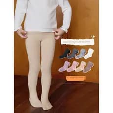 NAIXIBABY Novas Meninas Pit Strip Meia-Calça Torção Anti Pilling Algodão Penteado Meias Inferiores Infantischuqiu2 . br2