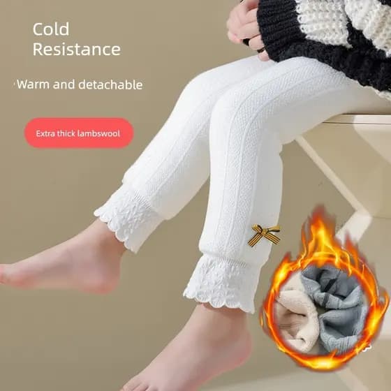 meia calça infantil menina Leggings de veludo para bebês no outono e inverno engrossam o bebê, bunda grande, algodão pur