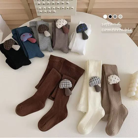 meia calça infantil menina Meia-calça infantil Primavera, outono e inverno Novo tipo de leggings para meninas Classe A M