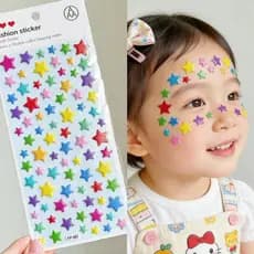 decoração de unha decoração de unha adesivo Adesivo direto de enfeites de maquiagem infantil, adesivos de pintura facial