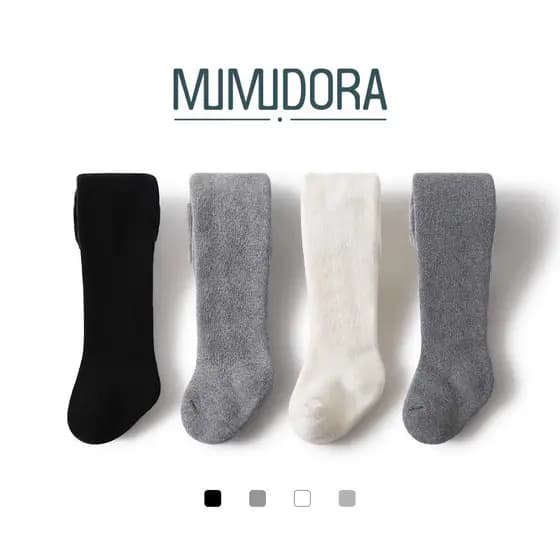 meia calça infantil menina Meia-calça para bebês Meia-calça para outono e inverno para bebês de lã Meia básica de cor só
