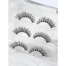 cílios postiços naturais cilios postiços Ai Mo, europeu e americano, cílios falsos, caule transparente, olho grosso, cau