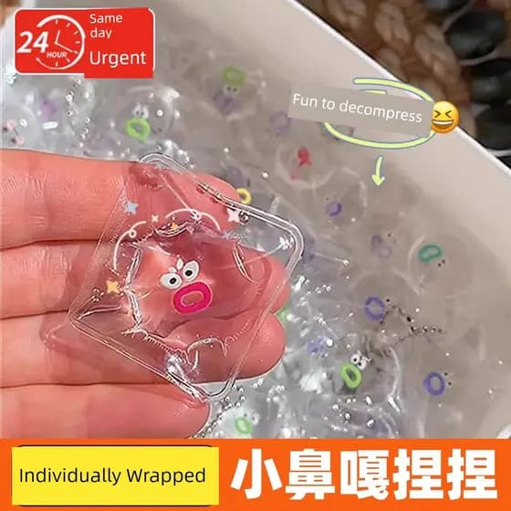 squishy de comida stress ball Pequenos narizes, pinça, brinquedo de descompressão, crianças e meninas, artefato de desco