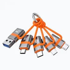 Adaptador USB para USB-C, adaptador USB-C para USB, conversor USB-C para Micro, adaptador IP para Type-C e adaptador Typ