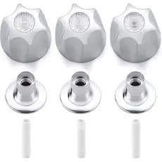 Conjunto de 3 Peças para Chuveiro com Controle de Água Fria e Quente, Compatível com Torneira de Banheira/Chuveiro Price