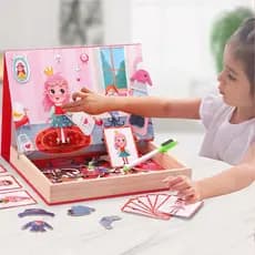 Brinquedos de Quebra-Cabeça Magnéticos Montessori para Crianças 3323