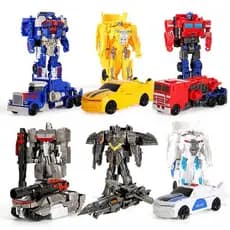 Transformers/Carros de brinquedo deformados, Avião/Carro de polícia/Brinquedos para meninos, Presentes para crianças0232