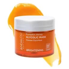 Andalou Naturals Máscara Facial Esfoliante de Mel de Abóbora com Ácido Glicólico (NOVA FÓRMULA) - Máscara Facial Esfolia
