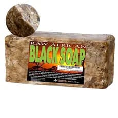 Sabonete puro africano de alta qualidade - embalagem de 1 libra Buk. Sabonete orgânico original, usado para tratar acne,