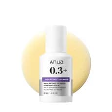 Sérum de Retinol Anua para uma Textura Suave e Renovada, 0,3% de Retinol, 5% de Niacinamida, Hidratação e Pele Radiante,