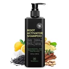 Shampoo Ativador de Raízes para Homens: Shampoo para Crescimento Capilar para Queda e Afinamento dos Cabelos - 10,1 fl o