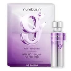 numbuzin No.9 NAD+ Bio-Lifting Duo |   Conjunto de Essência + Máscara Facial para Firmeza, Rugas e Pele Flácida A6YL