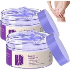 Pacote com 2 frascos de gel para articulações (gel roxo) para massagem das articulações, adequado para várias partes do