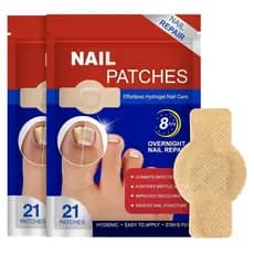 42 adesivos funcionais para unhas, tratam eficazmente problemas nas unhas dos pés, reparação rápida em 8 horas durante a