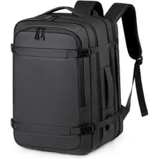 Mochila de viagem expansível para homens e mulheres, mochila de mão aprovada por companhias aéreas, mochila para desloca