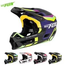 [Premium] Capacete de Corrida BATFOX para Downhill, Mountain Bike, Off-Road, Kart, Capacete Integral KYUD