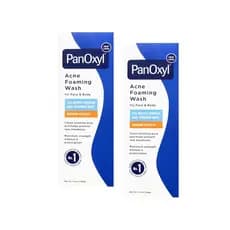 Lavagem De Espuma Para Acne PanOxyl 10 % Peróxido De Benzoíla 5.5 Onças (156 g)-Pacote De 2 LCC9