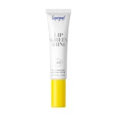 Supergoop ! Lipscreen Shine Fps 40 , 0.34 fl oz-Clear Lip Gloss-Bálsamo Labial De Amplo Espectro Com Extrato De Semente
