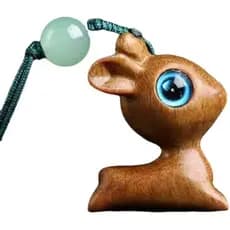 Running Little Elk Sândalo Verde Bolsa com pingente para celular Simples Embalagem de livros Joias Wenwan Pingente para