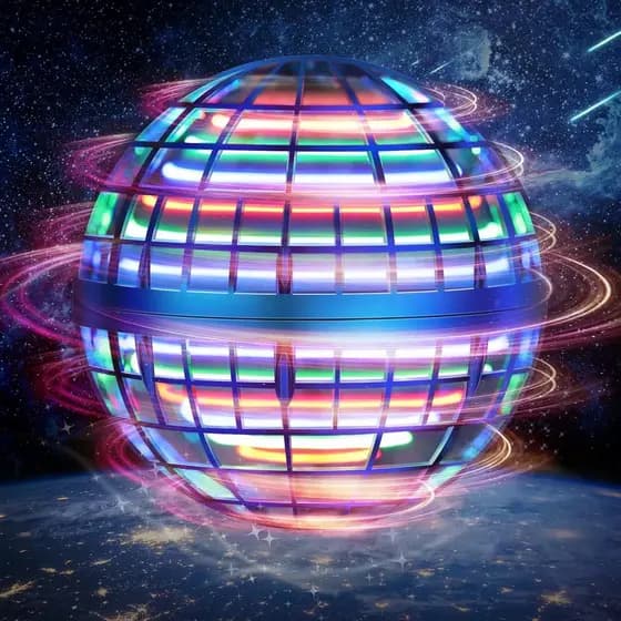 LEMATRIX Flying Orb Ball Toy , Hover Boomerang Fly Fidget Spinner , Brinquedos Legais Presentes Para 6 7 8 9 10 11 12 +
