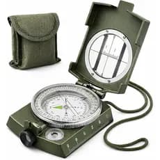 Bússola Lensática Militar , De Caminhada Para Sobrevivência-Localizador De Direção De Caminhadas Ao Ar Livre Resistente