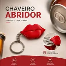 Kit 10 Abridor de Latas Chaveiro | Abridor de Latinha Brinde Lembrancinha Festa Mimo Nails
