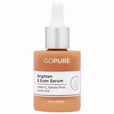 Sérum de Vitamina C GoPureActives - Contém Vitamina C e Ácido Anti-Ascórbico, Sérum Iluminador com Efeito Hidratante Fac