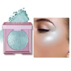 MAEPEOR Paleta de Iluminadores Faciais 8 Cores Pó Iluminador Perolado Brilhante Paleta de Iluminadores Diamante Brilha