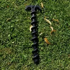 Estaca de Rosca para Barraca | Fixador de Solo para Camping | Estaca Espiral para Barraca e Tenda | Acessório Camping