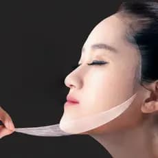 100 peças Ultra-fino invisível máscara de seda papel comprimido Spa máscara de papel seco hidratante diy partículas de c
