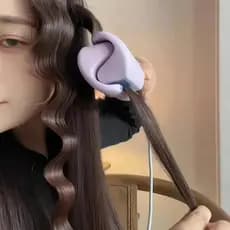 Curling cabelo ferramenta útil profundo U ovo rolo cabeça curling ferro 32mm rolo de ovo ondulação de água rolo de lã es