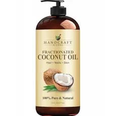 HandcraftBlends Óleo de Coco Fracionado - 16 fl oz - 100% Puro e de Qualidade Premium - Óleo Carreador para Massagem Cap