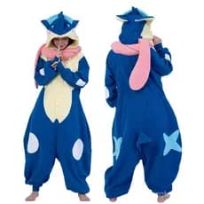 Novo Pijama de Uma Peça de Desenho Animado Pokémon Lucario, Jigglypuff, Scorbunny, Magikarp para Cosplay de Halloween Z9