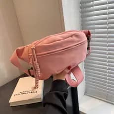 Bolsa de Peito Tiracolo Pochete Impermeável Bolsa Transversal Masculina Feminina