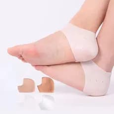 Protetores De Calcanhar Hidratantes Copos Almofadas De Silicone Almofada Ótimo Para Reparar Saltos Secos E Rachados Mulh