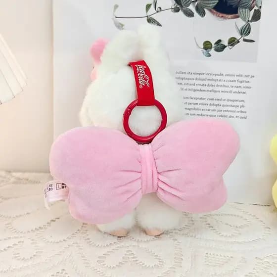 Roupa decorativa Labbubu, adequada para asas de anjo brancas de penas, boneca macaron 2025, brinquedo infantil, figura D