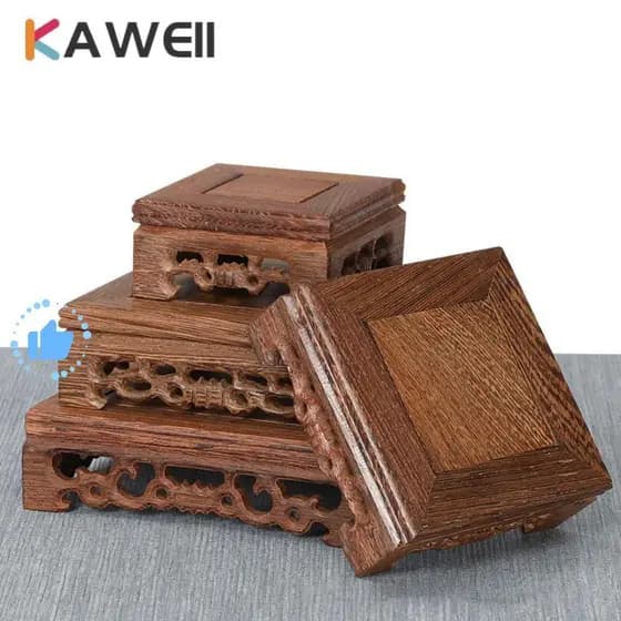 Suporte para plantas KAWEII, base quadrada, bandeja para vaso de flores para decoração de casa, vaso de flores N8UW