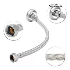 Engate Para Pia Flexivel Trançado Aço Inox 60 Cm