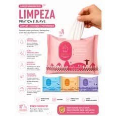 Lenço Umedecido Micelar, JUPXT Face Beautiful