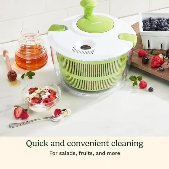 Centrifugadora de Salada Cuisinart - Lava, Centrifuga e Seca Saladas, Frutas e Vegetais, 3qt, CTG-00-SSAS
