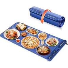 Tapete Aquecedor para Alimentos Extra Grande 32"x15", Bandejas Elétricas de Silicone para Aquecer Alimentos para Rechaud