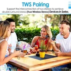 Caixa de Som Bluetooth Portátil 5.4, Mini Caixa de Som, 12 Horas de Duração da Bateria e Microfone com Redução de Ruído,