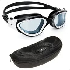 Óculos de Natação AqtivAqua, Óculos de Natação DX Wide View para Adultos, Homens e Mulheres, Antiembaçante e Sem Vazamen