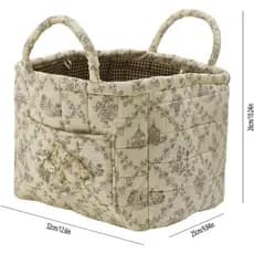 Cesto de Armazenamento em Tecido Boho, Cesto de Roupa Suja de Grande Capacidade, 12,2'' x 10,23'' x 10,23'', Cesto de Ro