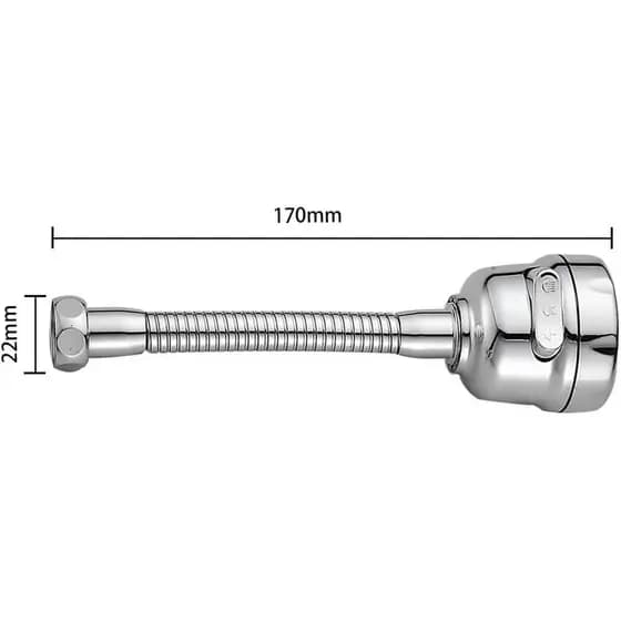 Acessório Pulverizador para Torneira de Cozinha, Adaptador de Torneira Móvel para Pia de Cozinha, 360 °   Bico de Saída