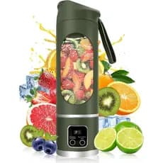 Liquidificador Portátil Pessoal Elétrico USB, 500ML, Liquidificador Portátil para Sucos e Smoothies, Pequenos Liquidific